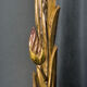 Miroir 1900 art nouveau style nouille décor floral bois doré