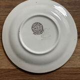 Vintage cup and saucer set Moulin des Loups Orchies