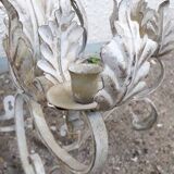 Pair of candlestick wall lights
