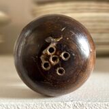 Salière, poivrier en bois foncé n°2