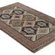 Anatolian handmade kilim rug 206 cm x 135 cm