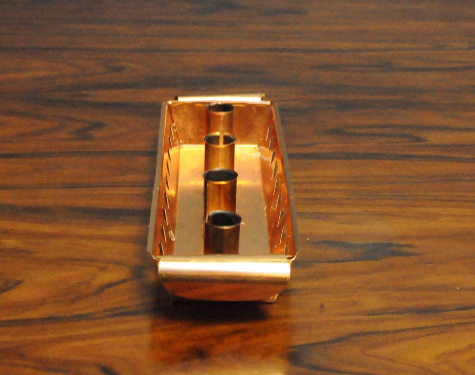 Bougeoir en cuivre pour 4 bougies