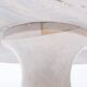 Pedestal dining table in travertine, Stone International, Italy, 1970s