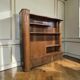 Armoire étagère art déco vintage courbée en bois
