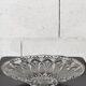 Coupelle en cristal taillé vintage – Ø 33 cm