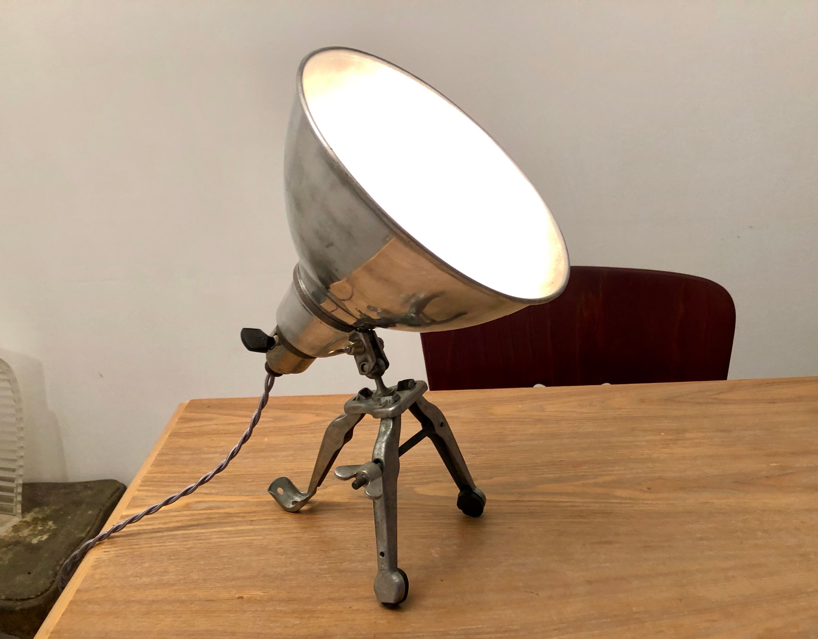 A.E.Cremer vintage 1960s cinema spot projector lamp