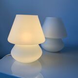 Pair of lamp vintage mushroom