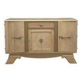 Art deco buffet in solid oak and ochre.