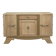 Art deco buffet in solid oak and ochre.