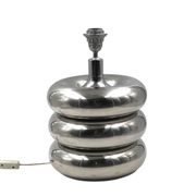 Hollywood regency chromed table lamp base, Luci Milano Italy, 1970s
