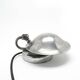 Chrome-plated metal table lamp by J. Hurka for Napako, Czechoslovakia, 1950s