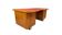 Bureau Bauhaus en noyer avec plateau rouge