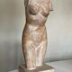 Bust of Aphrodite in the bath after Praxitèle in terracotta 1984