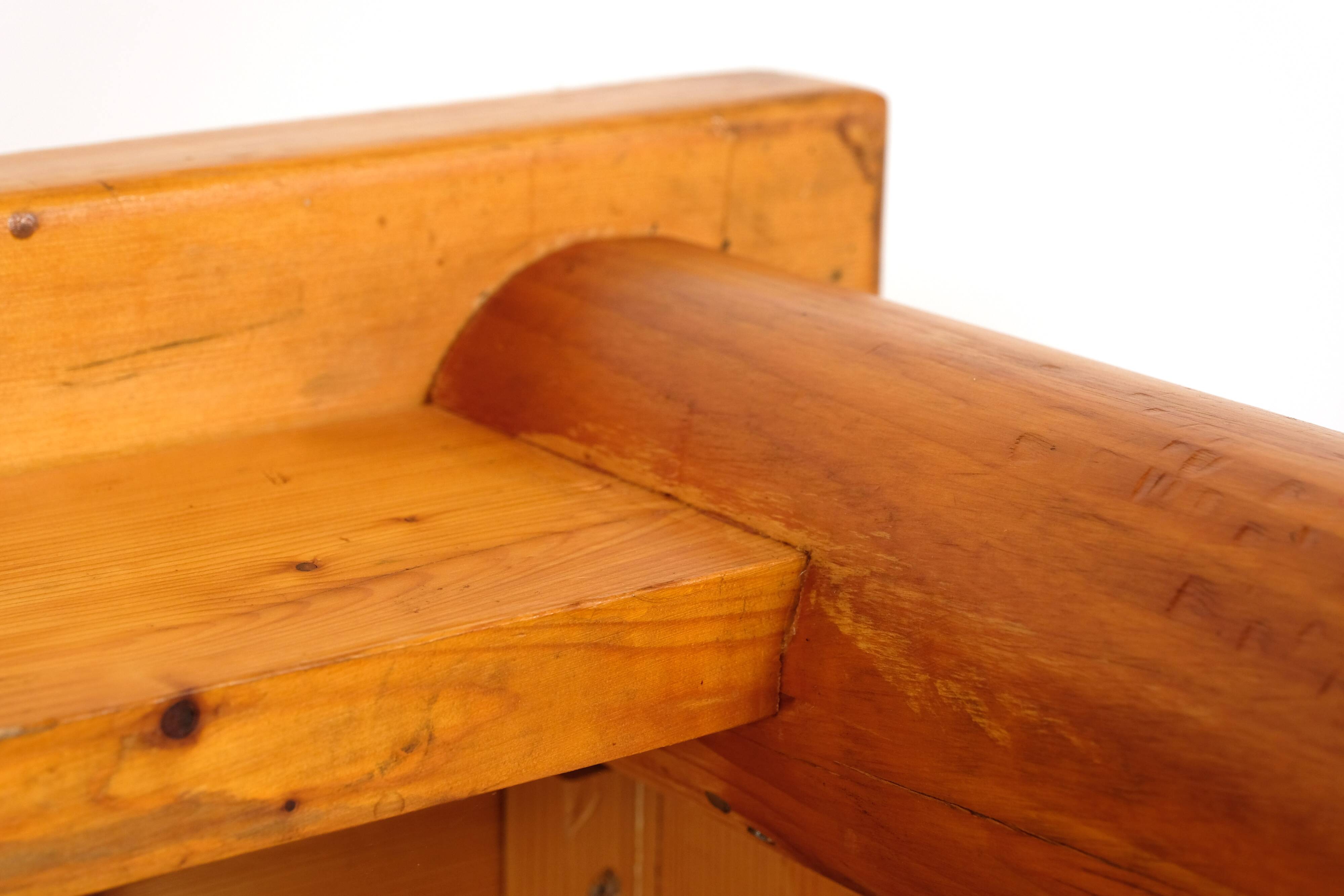 René Martin desk and Méribel chair by Charlotte Perriand 1955