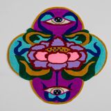 The inner light, Bleu Noir, Tufting, 2024