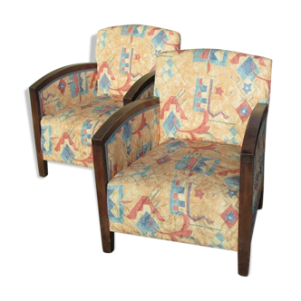 Pair of art deco armchairs from the 30s and 40s