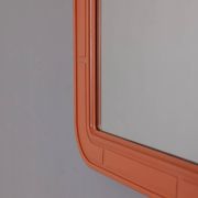 Vintage Orange Wall Mirror by Carrara Matta, 1970s