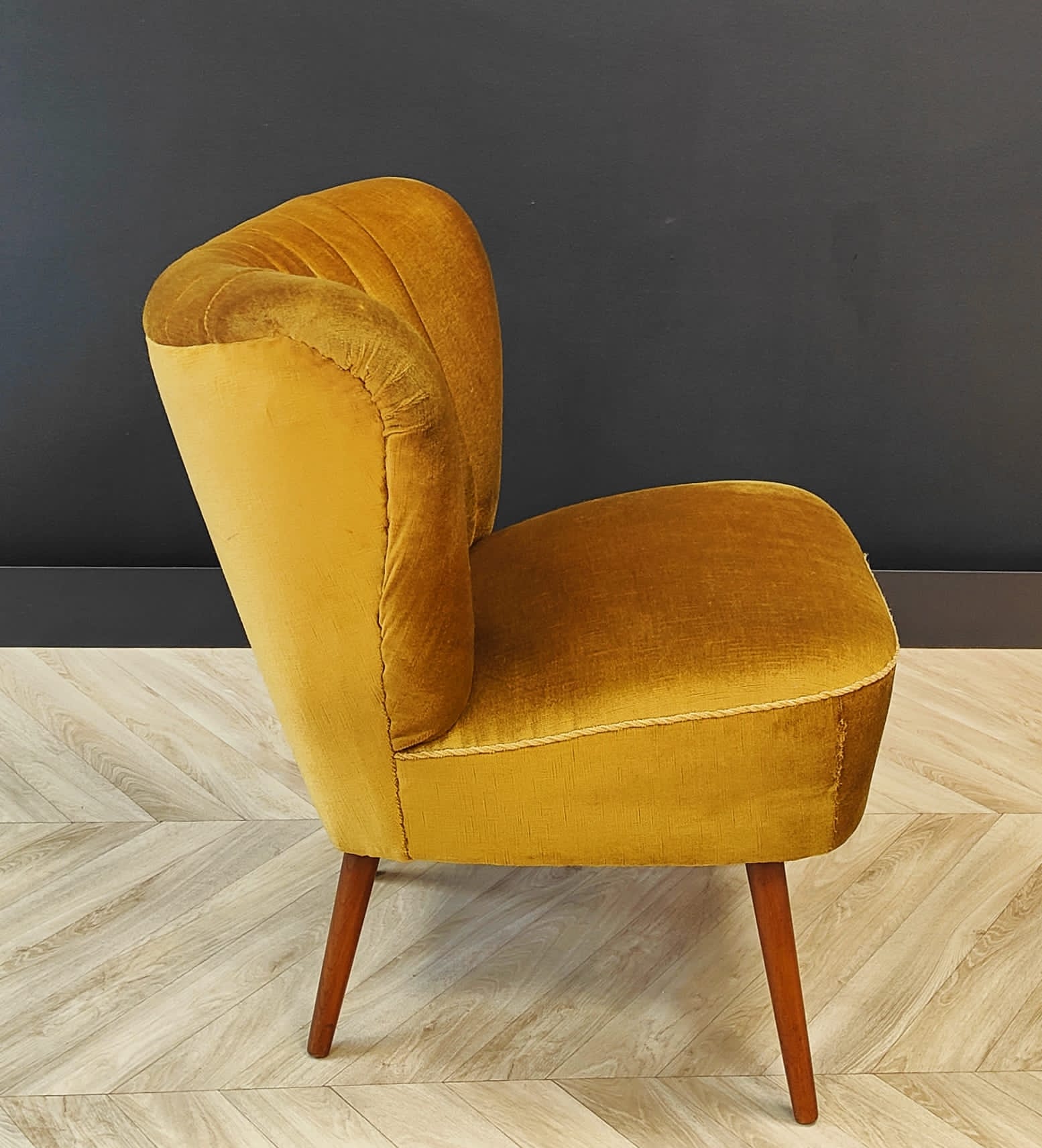 Mid century cocktail chair vintage