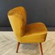 Mid century cocktail chair vintage