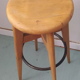 Tabouret de bar vintage en bois stella