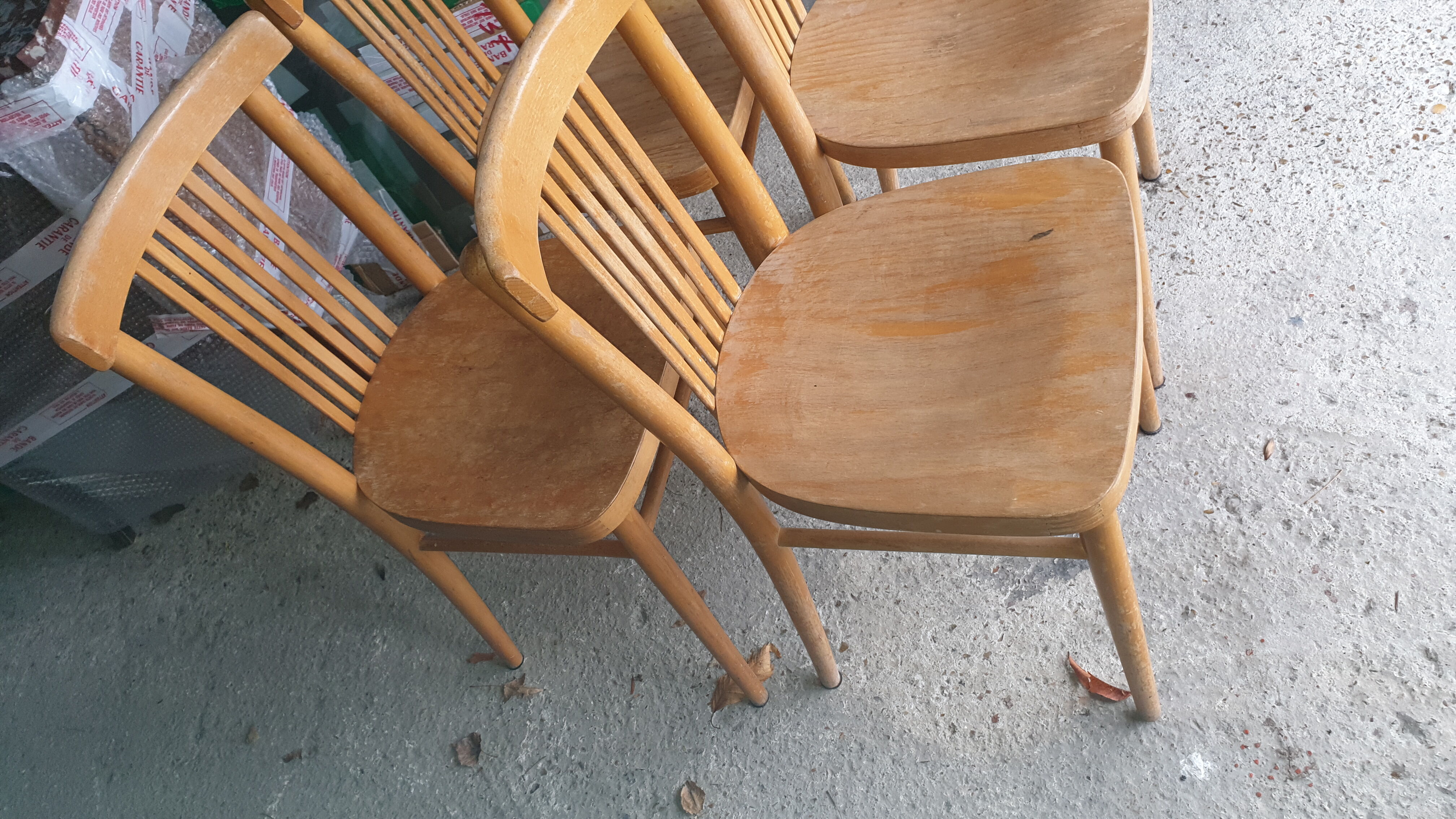 4 bistrot Thonet chairs 50/60