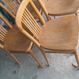 4 bistrot Thonet chairs 50/60
