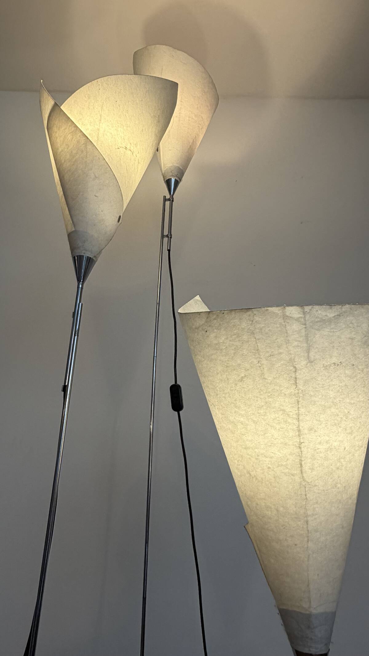Calla floor lamps by Marcello Cuneo for Valenti Luce