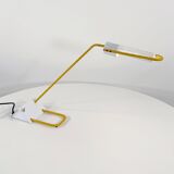 Lampe de bureau jaune de Candle, 1980