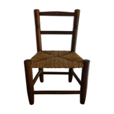 Child mulched chair in vintage wood