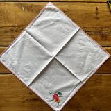 6 old napkins