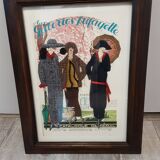 Fashion painting 1924 At Galeries Lafayette