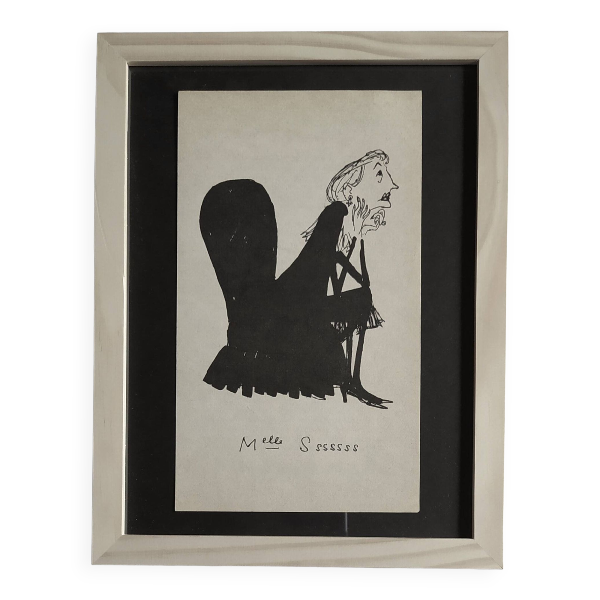 Daninos illustration from 1962 (family series) “miss ssssss”