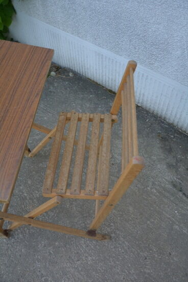 Vintage folding child desk