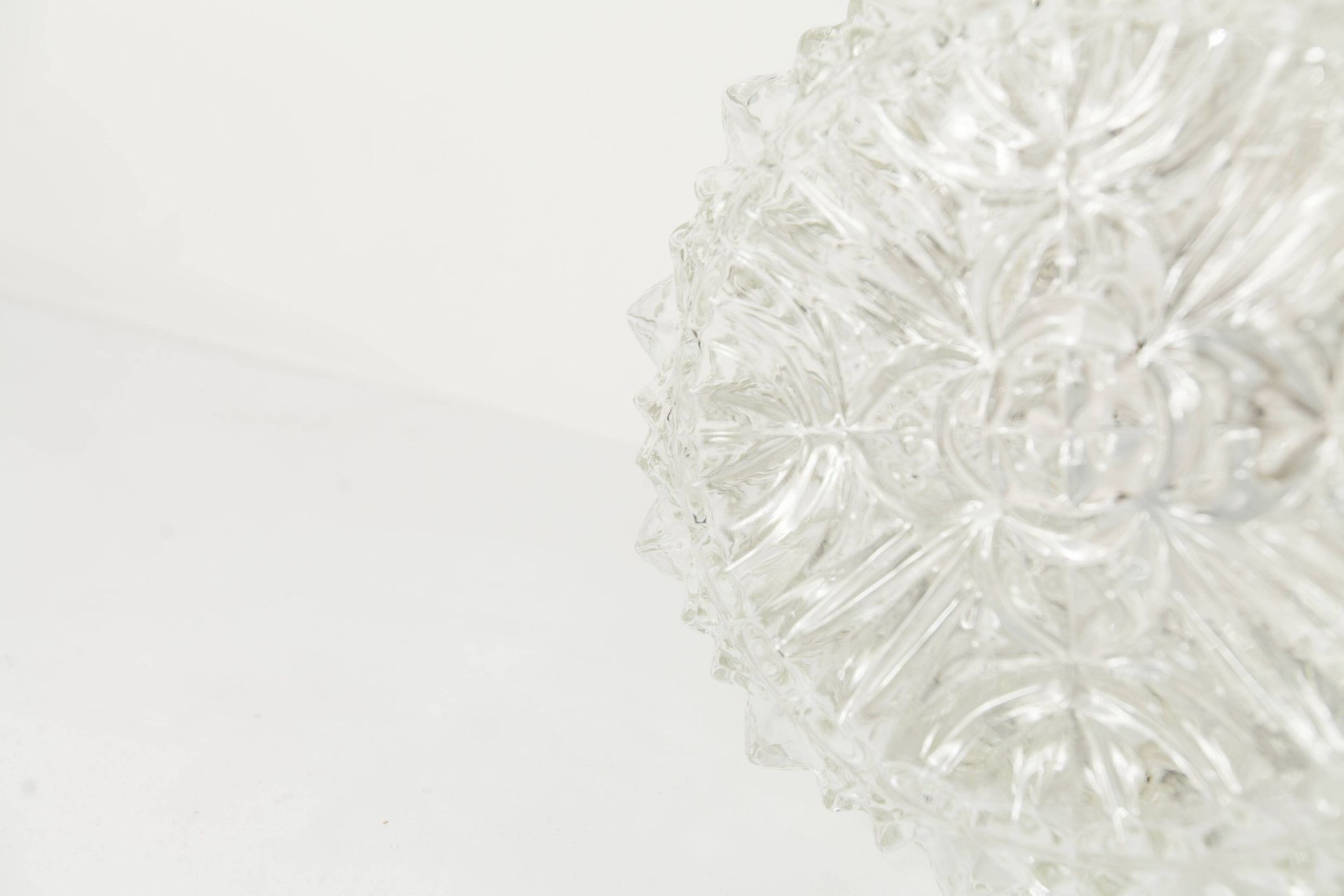 1960s floral round ceiling light