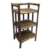 Rattan shelf