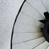 Industrial metal pendant light with mirror