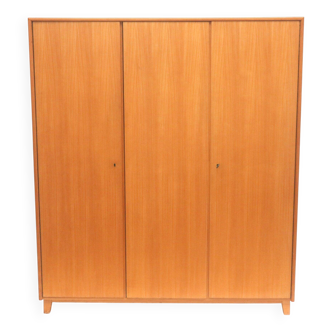 Vintage 3-door wardrobe from the 1960s