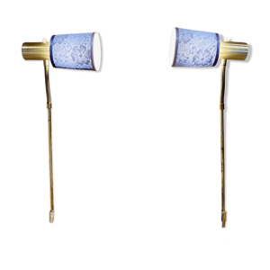 Paire de grandes lampes