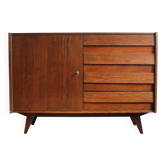 Vintage buffet U-458 by Jiří Jiroutek, Interior Prague, Czechoslovakia, 1972