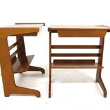 Set of 2 Scandinavian bedside tables, David Rosen, NK, Sweden, 1960.