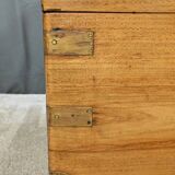 Marine trunk in camphor wood, India – Late 19th century