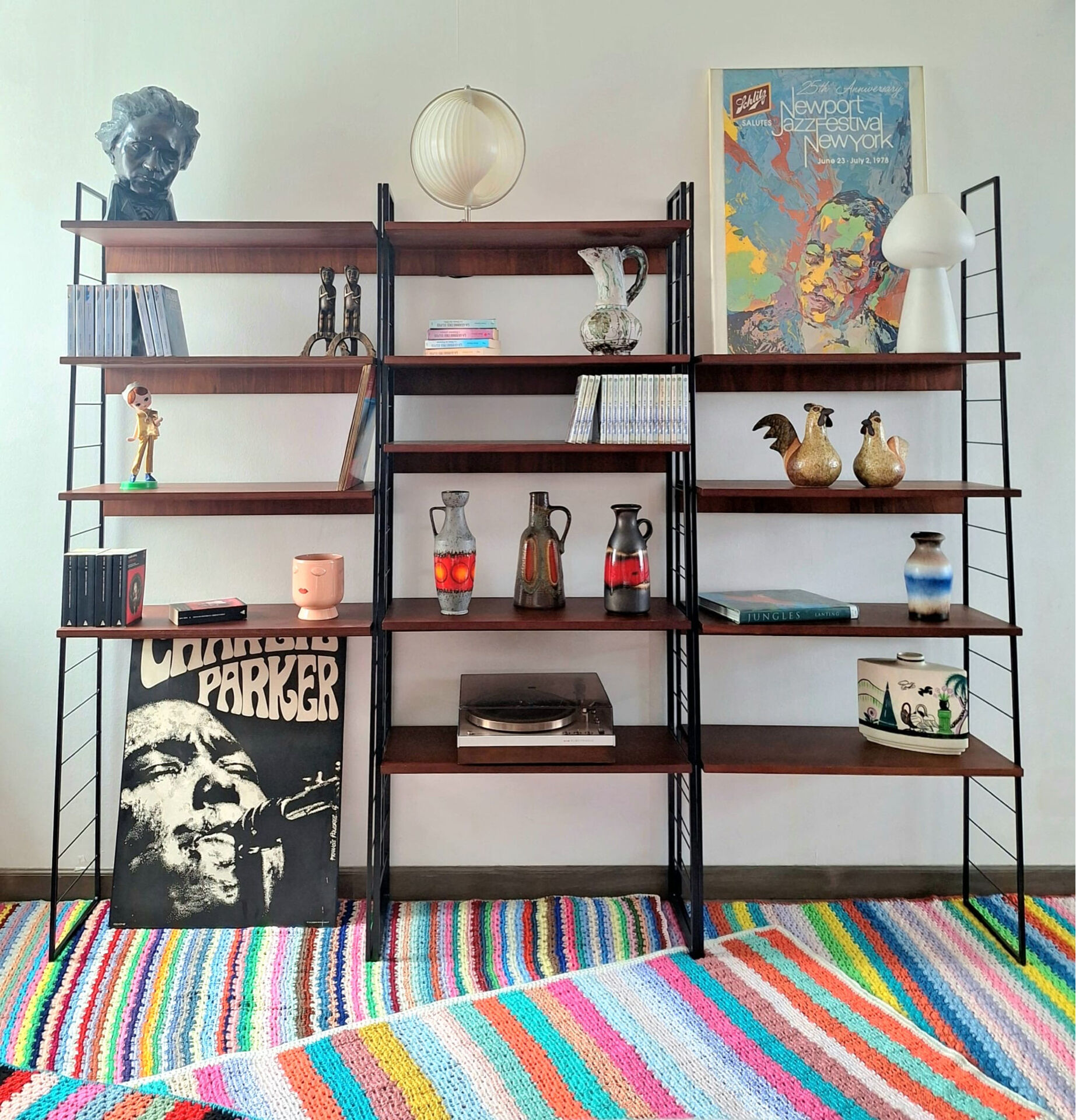 Set of 3 watford bookshelves la redoute interiors, shelving units.