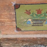 Alsatian polychrome wedding chest eighteenth -nineteenth century