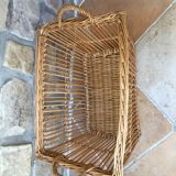 Old wicker pan