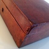 Brown / vintage leather box 40s-50s