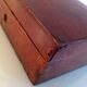Brown / vintage leather box 40s-50s