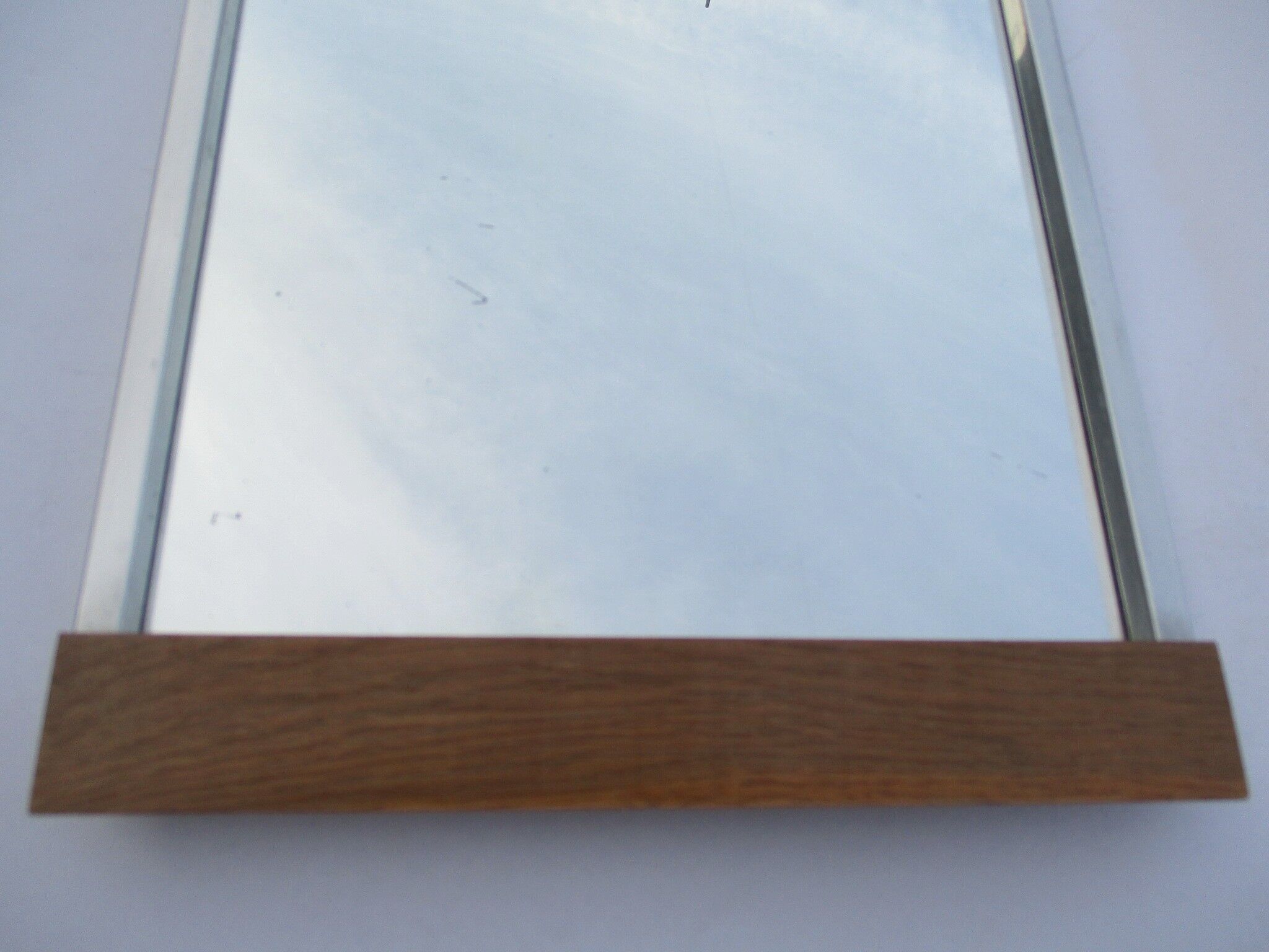 Art deco art deco wood and mirror serving tray