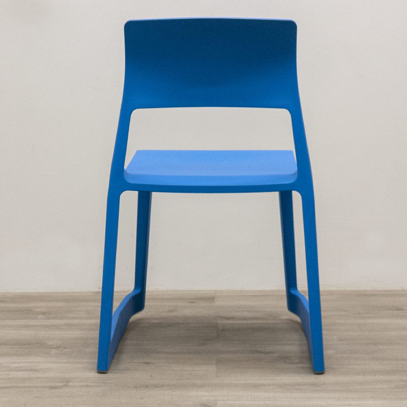 Chaise inclinable Vitra Tip Ton bleue