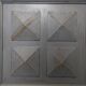 Pair of re-edged corner cabinets