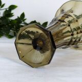 Smoked glass vase